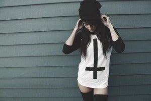 Image of Unisex Team Evil 3/4 Raglan