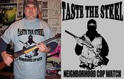 Image of GREY NEIGHBORHOOD COP WATCH SHIRT