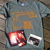 Image of Slingshot Tee with "Ring Of Fire" 7" vinyl and "Have You Met Lera Lynn?" CD 