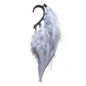 Image of Grey saddle hackle