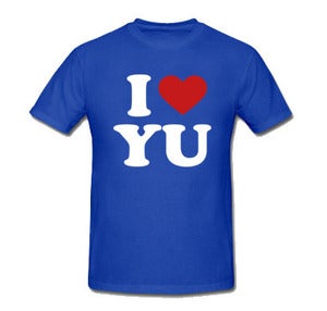 Image of I Love Yu Darvish (Blue)