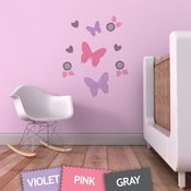 Image of Butterfly Flurry Fabric Decal