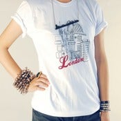 Image of Just Touched Down In London Town Tee - Womens