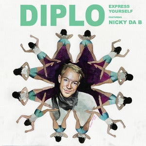 Image of Diplo "Express Yourself/Move Around" 7"