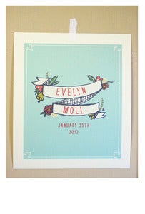 Image of Custom Birth Announcements - Two Styles