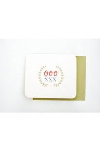 Image of X's and O's Card