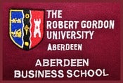 Image of Hooded Top with Crest and 'Aberdeen Business School' 