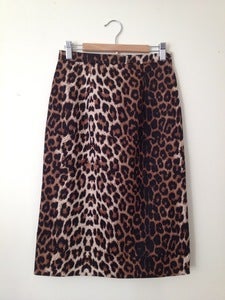 Image of 'Natasha' skirt - leopard print
