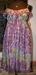 Image of Vestido estampado pluma