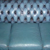 Image of Blue Sofa - Canvas Print