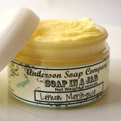 Image of Lemon Meringue (Size 4 oz. jar) Soap In A Jar (Fluffy Whipp) (Vegan)
