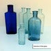 Image of Vintage Bottles BLUE :: FOR HIRE