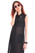 Image of BLACK UTILITY DRESS 