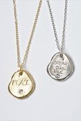 Image of Hammered Nugget Necklaces