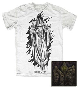 Image of GRIEVED "Samaritans" one sided 12 " both colors + t shirt pre order