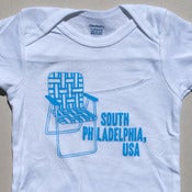 Image of Spot's Taken, Short Sleeve One-Piece (Blue)