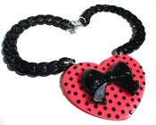 Image of JumBow Heart necklace