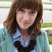 Image of Chocolate Ruffle Necklace