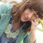 Image of Green Ruffle Necklace