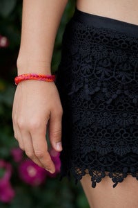 Image of Multi-Colored Hand Dyed Horsehair Bracelet