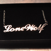 Image of Sterling Silver Lonewolf Necklace