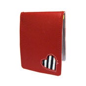 Image of Heart ) Badge Style Mini Wallet