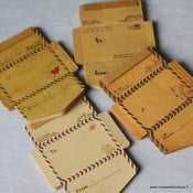 Image of Bloc-note "mini enveloppes AirMail"