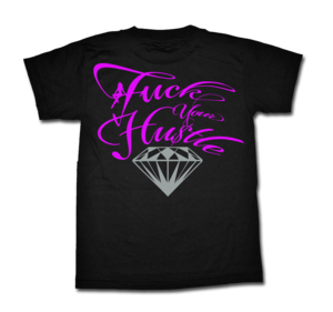 Image of Diamond Tee - Purple/Silver