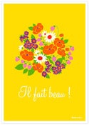 Image of Affiche "Il fait beau" Fifi Mandirac