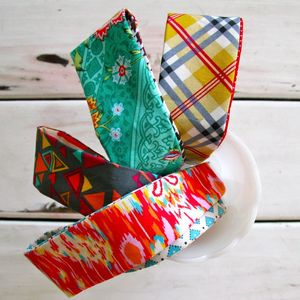 Image of Reversible Fabric Headbands
