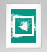 Image of Green Square Silkscreen Print