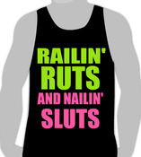 Image of Ruts And Sluts Tank, Black