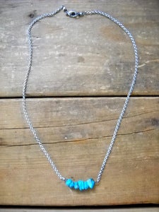 Image of Turquoise Nugget Necklace