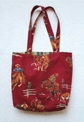 Image of Red Cowboys Tote Bag