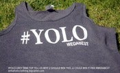 Image of #YOLO GREY TANK TOP 