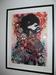 Image of "Fallen Star" Screen print, acrylic and aerosol on fine art paper by Copyright