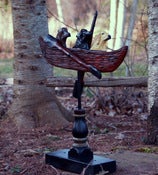 Three Lab Garden Whirligig