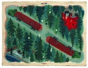 Image of "WOW BOB WOW" Twin Peaks 20th anniversary giclee print