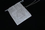 Image of **Limited Edition** Pendu Clear Logo Necklace in Gray Bag