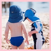 Image of Cappellino anti-sole che protegge testa e collo (Baby Banz)