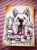 Image of Bespoke Tattoo Style Pet Portrait