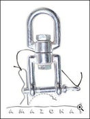 Image of AMAZONAS hanging chair suspension pack – Jumbo ceiling hook and swivel rotator