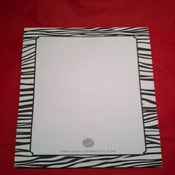 Image of Zebra Print Notepad