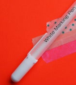 Image of Broderi tilbehør - Clover hvid markeringspen