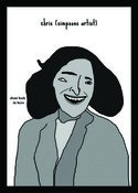 Image of Anne frank from the book the anne frank book