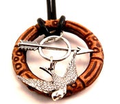 Image of Katniss Arrow MockingJay Necklace inspired by "The Hunger Games Jewelry"