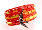 Image of Girl On Fire Cuff Bracelet Inspired by "The Hunger Games Jewelry"