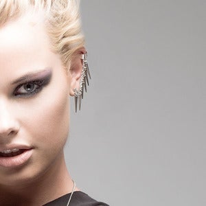 Image of Keira. Full Spiked Ear Cuff
