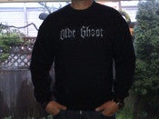 Image of 'olde ghost' logo Crewneck sweatshirt