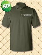 Image of MEN'S HERU SILVER FOIL POLO